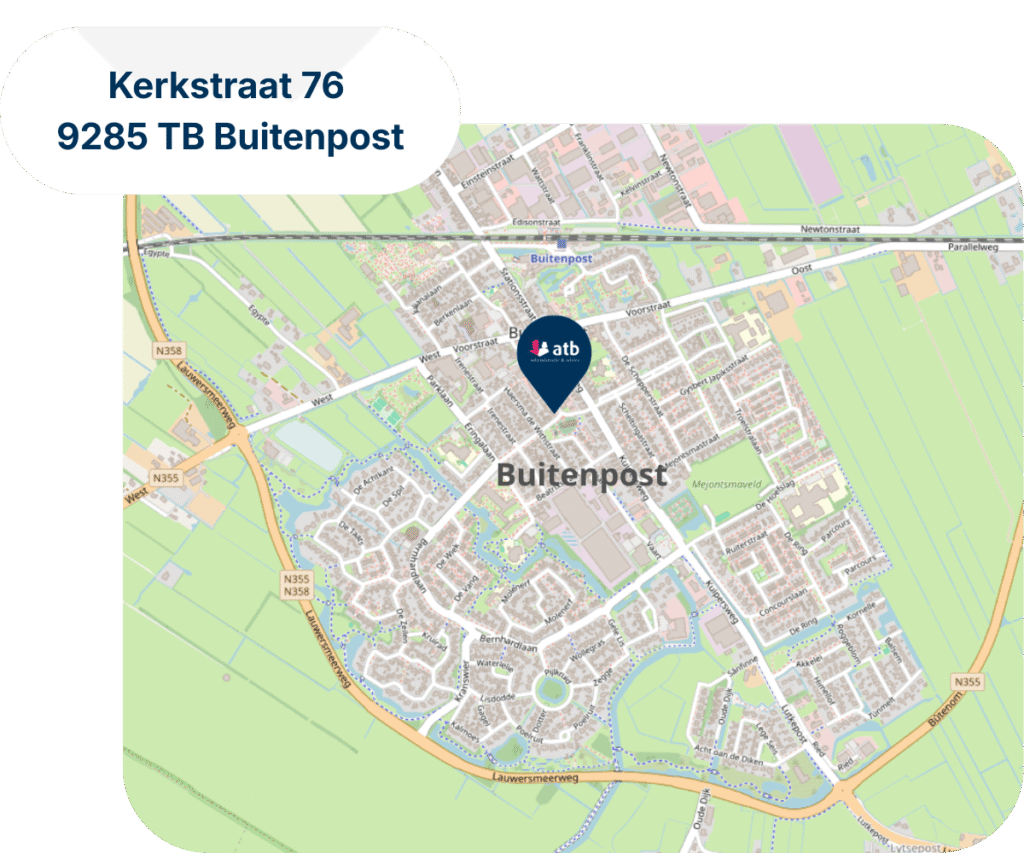 ATB Administratie & Advies kaart
