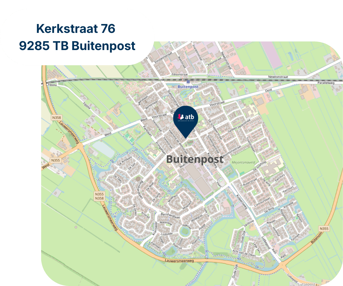 ATB Administratie & Advies kaart